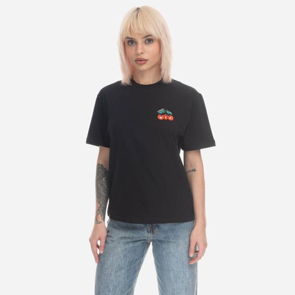 Carhartt WIP Дамска тениска Carhartt WIP Ружа тениска W' S/S I031681 ЧЕРНА