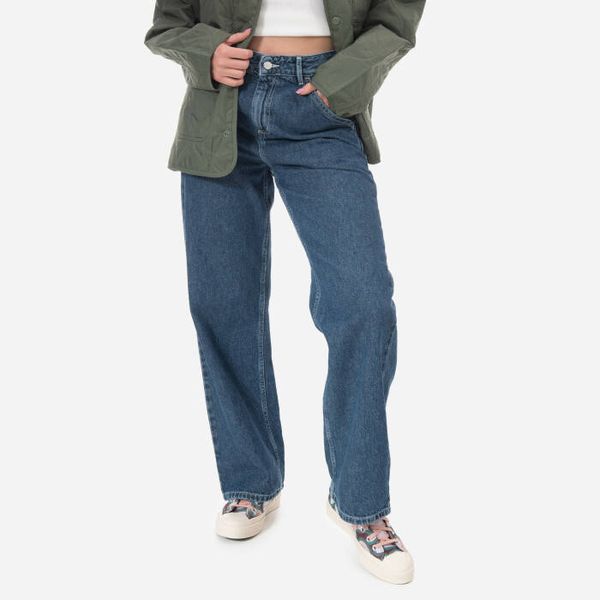 Carhartt WIP Дамски панталон Carhartt WIP W' Simple Pant I030486 BLUE STONE WASHED