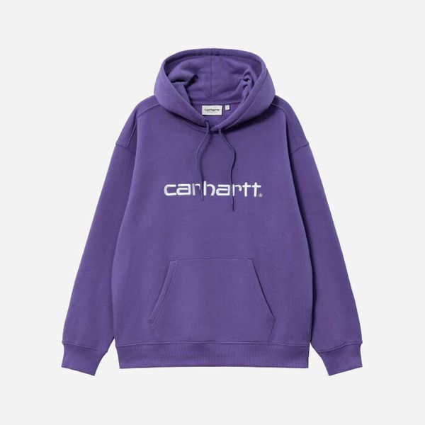 Carhartt WIP Дамски суитшърт Carhartt WIP W' Суичър с качулка Carhartt I027476 ARRENGA/БЯЛ