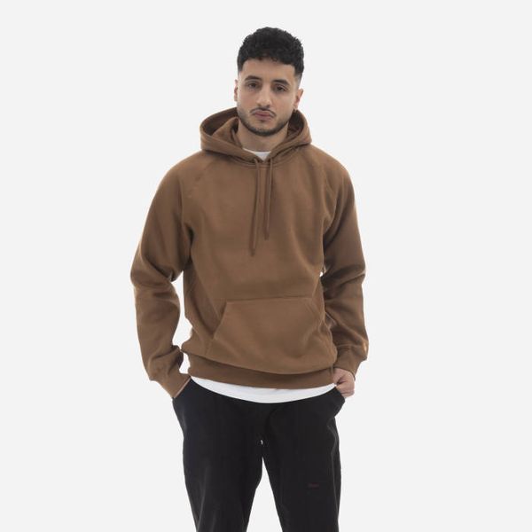 Carhartt WIP Men's hoodie Carhartt WIP Chase I026384 Hamilton Brown