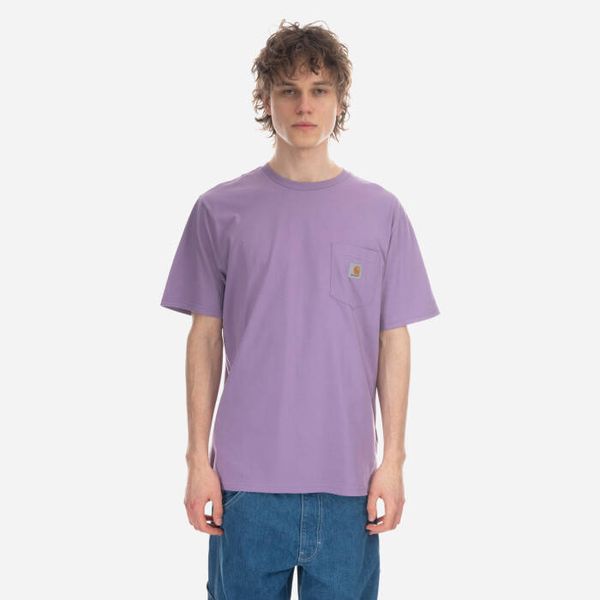 Carhartt WIP Мъжка тениска Carhartt WIP S/S Chase T-Shirt I026391 VIOLANDA/GOLD