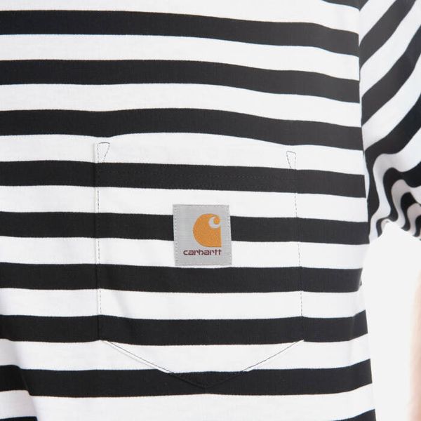 Carhartt WIP Мъжка тениска Carhartt WIP S/S Scotty Pocket T-Shirt I027732 ЧЕРНО/БЯЛО