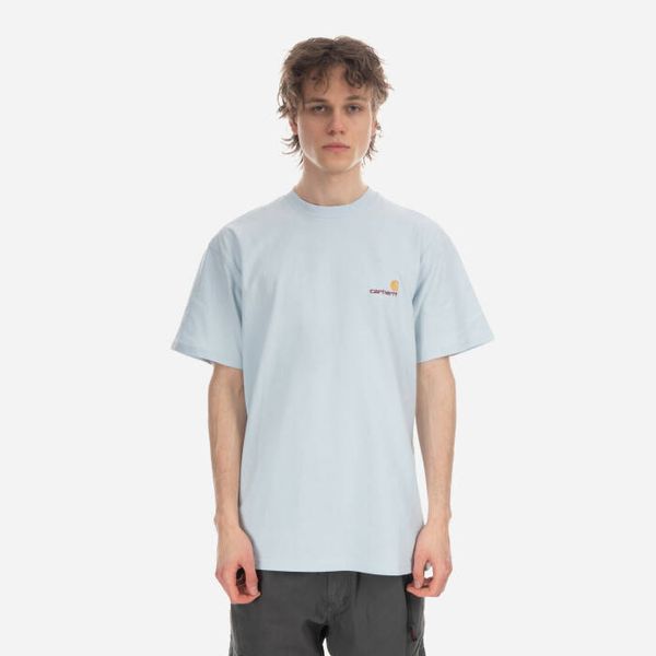 Carhartt WIP Мъжка тениска Carhartt WIP S/S тениска American Script I029956 ICARUS