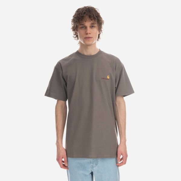 Carhartt WIP Мъжка тениска Carhartt WIP S/S тениска American Script I029956 TEIDE