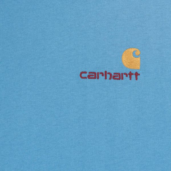 Carhartt WIP Мъжка тениска Carhartt WIP S/S тениска с американски надпис I029956 PISCINE