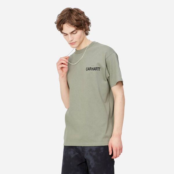 Carhartt WIP Мъжка тениска Carhartt WIP S/S тениска с прибиране I031781 YUCCA