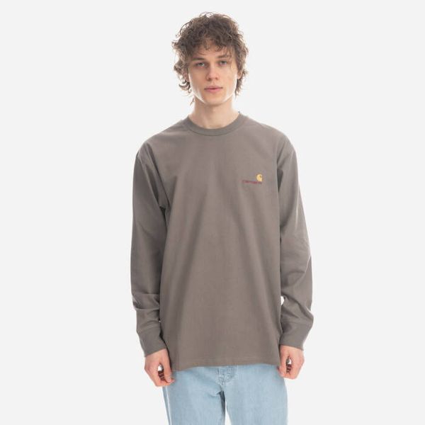 Carhartt WIP Мъжка тениска Carhartt WIP Тениска с дълъг ръкав American Script I029955 TEIDE