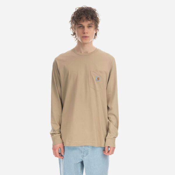 Carhartt WIP Мъжка тениска Carhartt WIP Тениска с дълъг ръкав I030437 AMMONITE