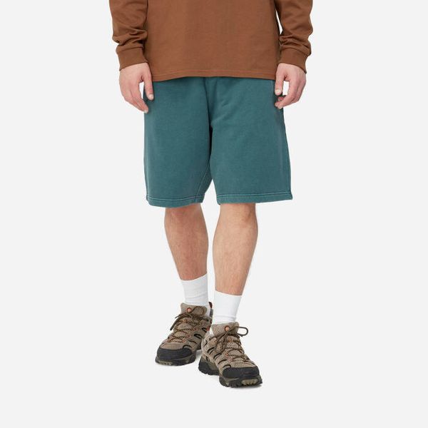 Carhartt WIP Мъжки къси панталони Carhartt WIP Nelson Sweat Short I030130 BOTANIC
