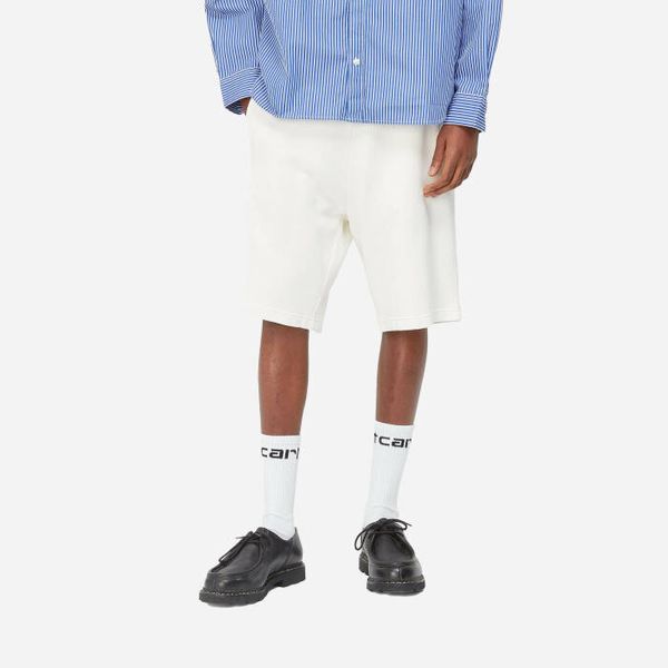 Carhartt WIP Мъжки къси панталони Carhartt WIP Nelson Sweat Short I030130 WAX
