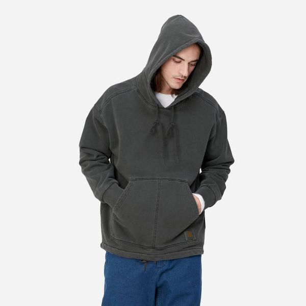 Carhartt WIP Мъжки суичър Carhartt WIP Arling Sweat с качулка I031368 ЧЕРЕН