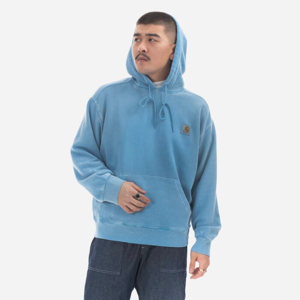 Carhartt WIP Мъжки суичър Carhartt WIP Nelson Sweat с качулка I029963 PISCINE