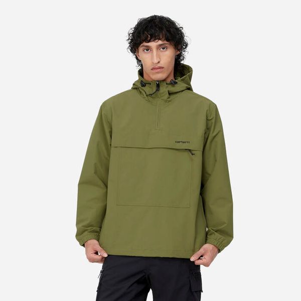 Carhartt WIP Мъжко яке Carhartt WIP Пуловер тип ветровка (лято) I030008 KIWI/ЧЕРНО