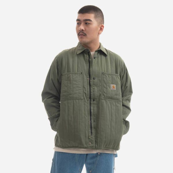 Carhartt WIP Мъжко яке Carhartt WIP Риза Skyler Jac I031448 DOLLAR GREEN