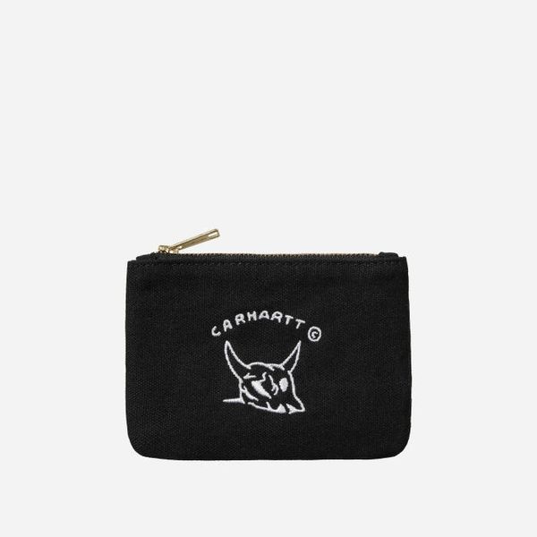 Carhartt WIP Портфейл Carhartt WIP New Frontier Zip Wallet I031682 BLACK/WAX
