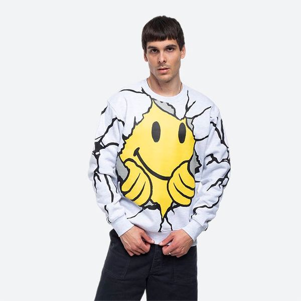 Chinatown Market Chinatown Market Smiley Dry Wall Breaker Crewneck CTM1960052-0016