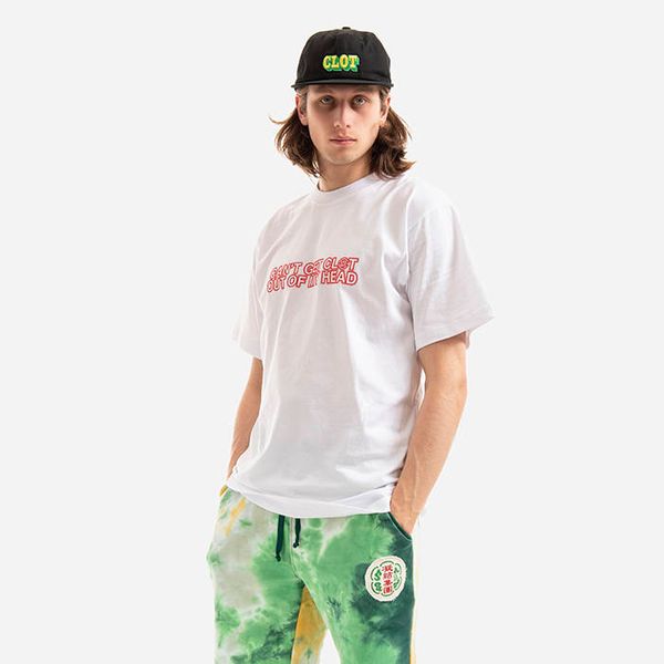 CLOT Clot Apparel Can't Get Clot Out Of My Head Tee CLTES10019-WHITE