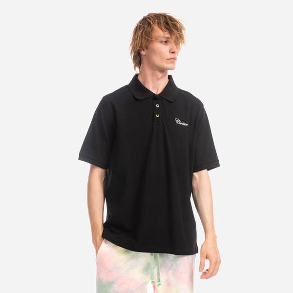 CLOTTEE Clottee Frog Button Polo CTPS1003-BLACK