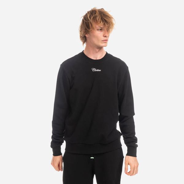 CLOTTEE Clottee Script Crewneck Sweatshirt CTSS3003-BLACK