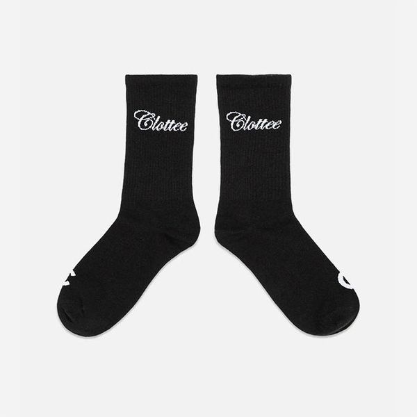 CLOTTEE Clottee Script Socks CTAC6004-BLACK