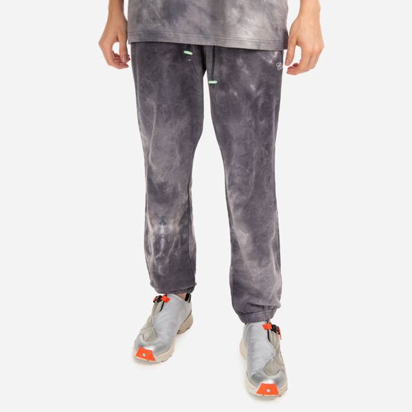 CLOTTEE Clottee Script Tie Dye Sweatpants CTPT5002-GREY