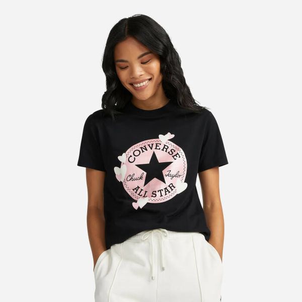 Converse Дамска тениска Converse Radiating Love SS Tee 10025493-A01