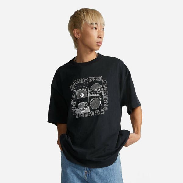 Converse Мъжка тениска Converse Тениска със сензорна графика 10024612-A02