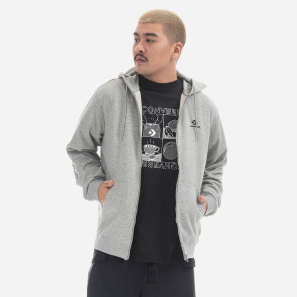 Converse Суичър Converse Бродиран класически пълен цип 10023871-A02