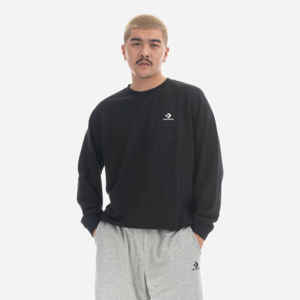 Converse Суичър Converse Бродиран класически пуловер Crew FT/BB 10023861-A02