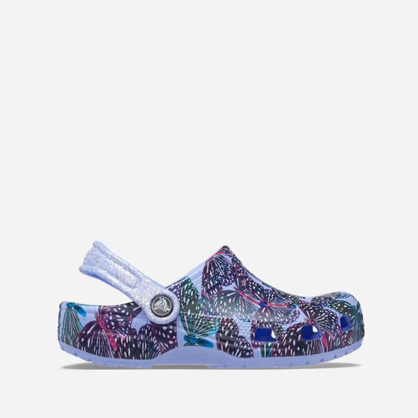 Crocs Чехли Crocs Classic Butterfly Clog Kids 208297 MOON JELLY/MULTI