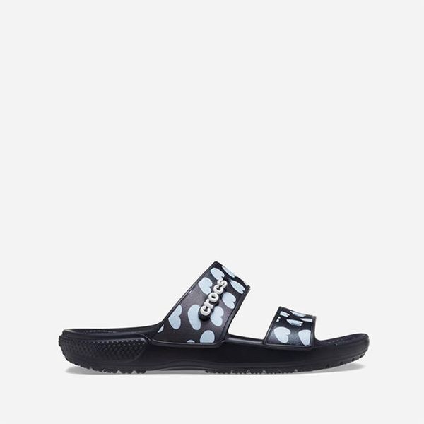 Crocs Crocs Classic Heart Print Sandal 207680 BLACK/WHITE