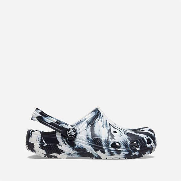 Crocs Crocs Classic Marbled Kids Clog 207464 BLACK/WHITE