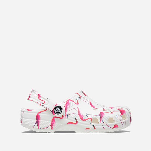 Crocs Crocs Classic pool Party Clog 207826 WHITE/FLAMINGO