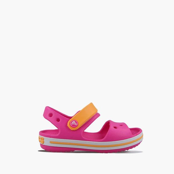 Crocs Crocs Crocband Sandal Kids 12856 ELECTRIC PINK/CANTALOUPE