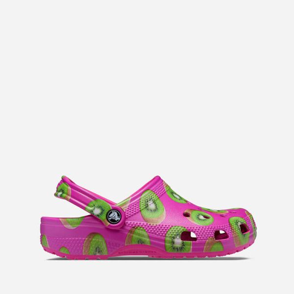 Crocs Дамски чехли Crocs Classic Hyper Real Clog 208343 KIWI