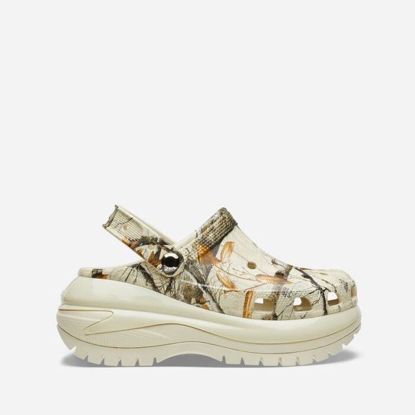 Crocs Дамски чехли Crocs Classic Mega Crush Realtree Clog 208260 BONE