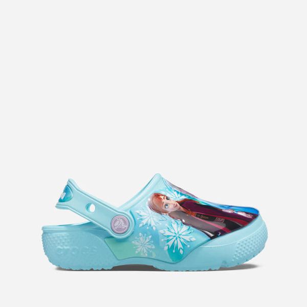 Crocs Детски чехли Crocs Fun Lab Frozen II Kids Clog 207465 ICE BLUE