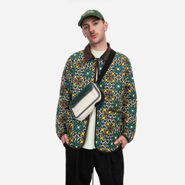 Drôle de Monsieur Drôle De Monsieur La Veste Faïence Matelassée JT131 FOREST GREEN мъжко яке