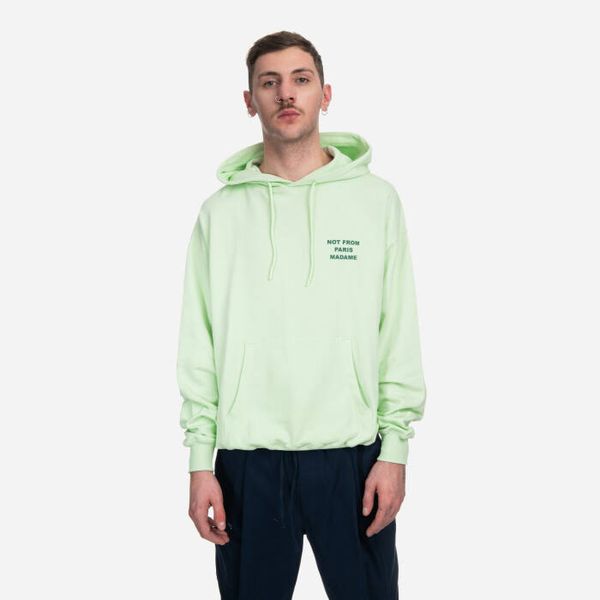 Drôle de Monsieur Суичър Drôle De Monsieur Le Hoodie Classique HO101 СВЕТЛО ЗЕЛЕН
