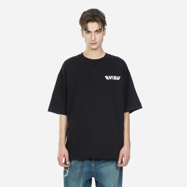 EVISU Мъжка тениска Evisu GH Printed SS суичър 2ESHTM3SW327OSCT ЧЕРЕН