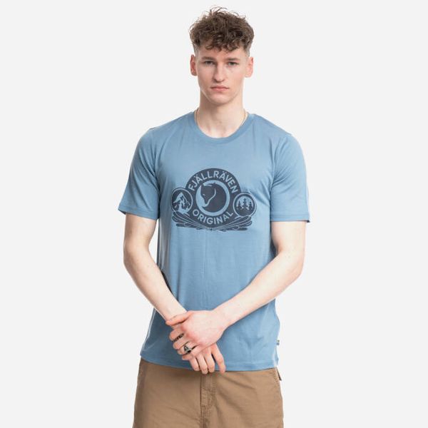 Fjallraven Мъжка тениска Fjallraven Abisko Wool Classic SS M F84117 543