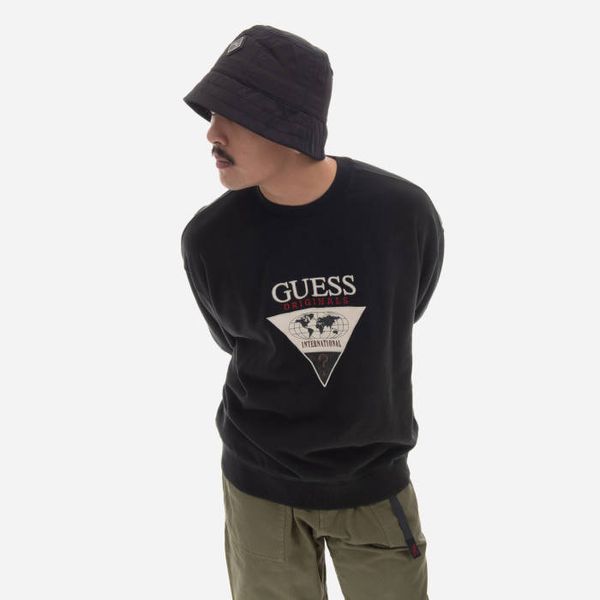 GUESS Originals GUESS Originals Go Ryan Leather Triangle Crewneck M2RQ28KBJ31 JTMU
