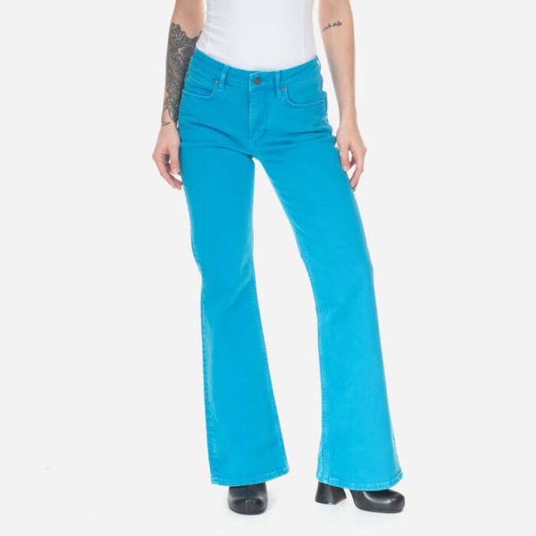 GUESS USA Дамски панталон GUESS USA Клеш дънков панталон W3GU18D4SK0 F7VH