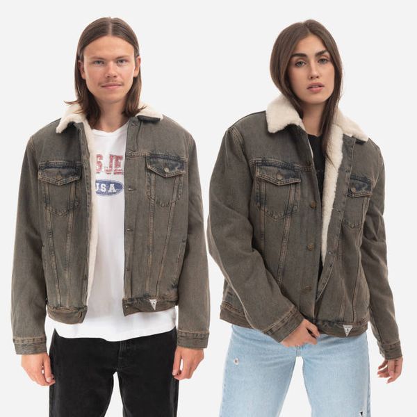 GUESS USA GUESS USA Gusa Tinted Sherpa Jacket M2BN01D4S10 F9JA