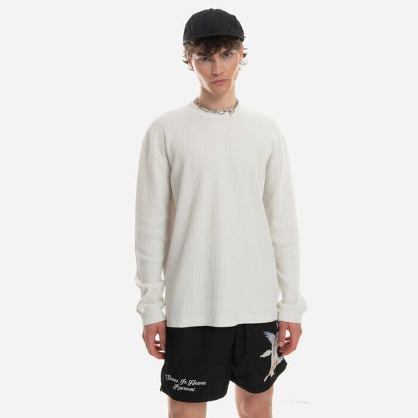 GUESS USA GUESS USA Washed Waffle Sweater M3GP00KBB20 G046