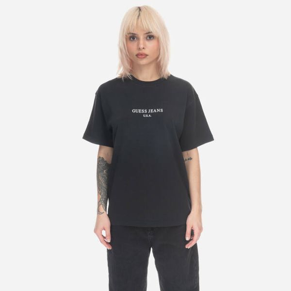 GUESS USA Тениска GUESS USA Vintage Logo Tee M3GI00KBB50 JBLK