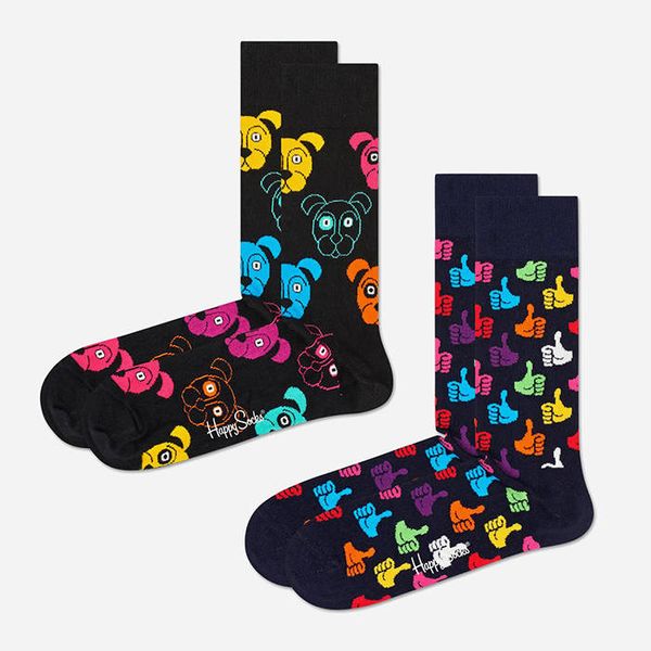 Happy Socks Happy Socks 2-pack Classic Dog DOG02-9050