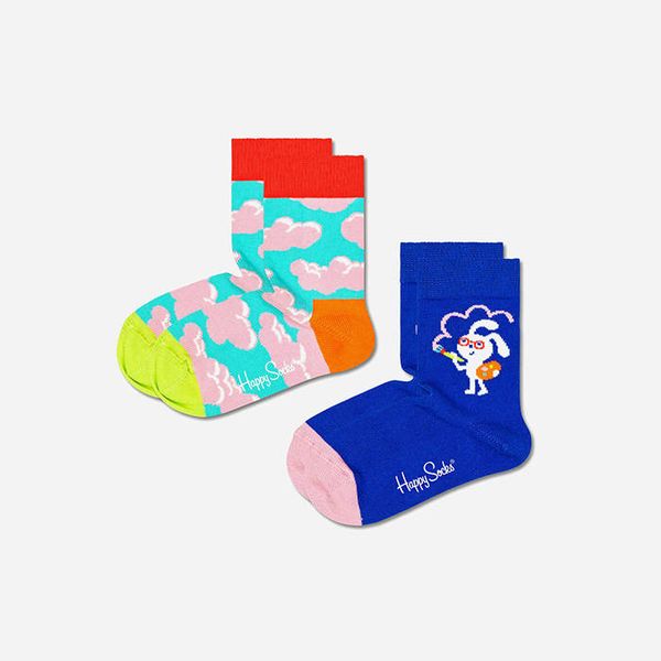 Happy Socks Happy Socks 2-pack Clouds KCLO02-6300