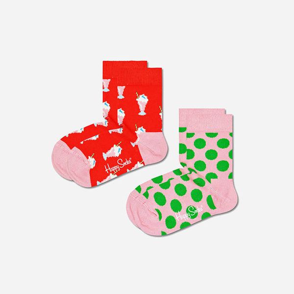 Happy Socks Happy Socks 2-pack Milkshake KMLK02-4300