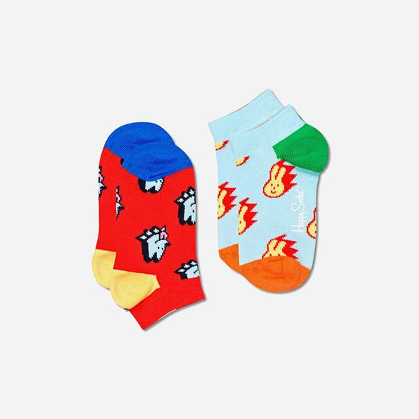 Happy Socks Happy Socks 2-pak Dog & Bunny Low KDOB02-4300